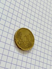 20 Cent Münze Italien aus dem Jahre 2002