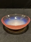 Pink Opalescent Murano Glass Bowl Missing Stand