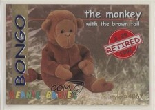 1998 Ty Beanie Babies Series 1 Retired Chase Red Bongo the Monkey #10 0c41