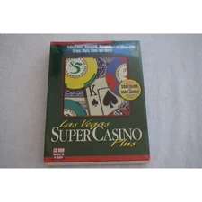 Las Vegas Super Casino CD Rom Game New Sealed