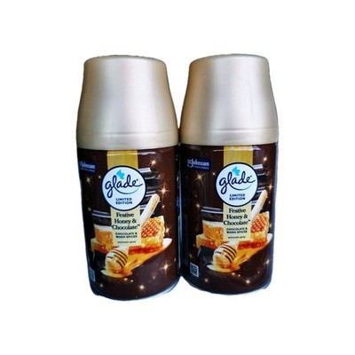 Glade Automatic Spray Refills Limited Edition Festive Honey & Chocolate 2X269ml