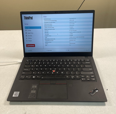 Lenovo ThinkPad X1 Carbon Gen 7 i7 16GB RAM NO SSD Boots FP/R