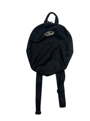 VANS OFF THE WALL Black MINI-BACKPACK Skateboard Kid Youth Hike Gym School Bag