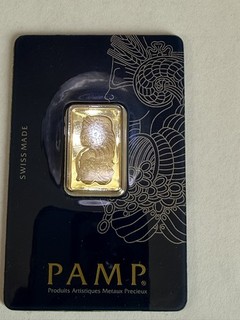 Lingotto oro 10g PAMP "Fortuna" originale in blister lingotto oro