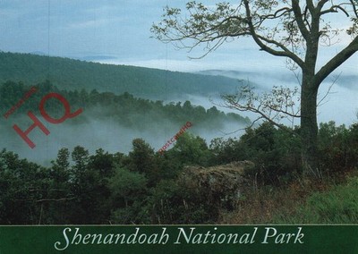 Ansichtskarte -: Shenandoah Nationalpark, Indianer Run Overlook