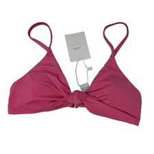 Andie Swim The Santorini Knot Front Bikini Top AT189 Size XS NWT Barbie Pink
