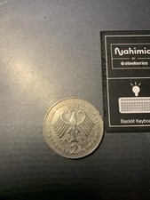 2 DM M&uuml;nze 1989 Pr&auml;gung J Kurt Schuhmacher
