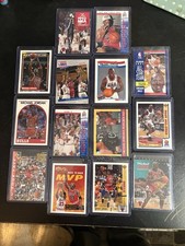 Michael Jordan Vintage NBA Trading Card Lot 14 Upper Deck Fleer Bulls MVP Finals