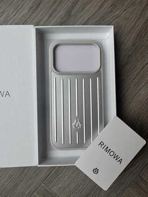 RIMOWA For Apple iPhone 17 Pro Max Silver Aluminium Phone Case 