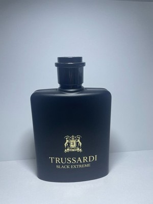 EMPTY BOTTLE   Trussardi Black Extreme 100ml   For Collectors / Decoration Only