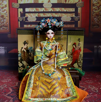 30 Cm 12in. Limited edition handmade female Ancient Empress Dolls Collectible