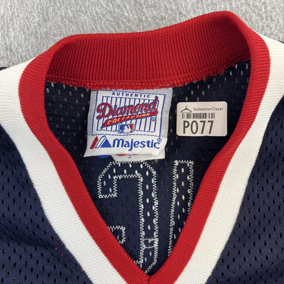 Camiseta De Colección Boston Red Sox Para Hombre Pequeña Colección Diamante Azul Mo Vaughn Años 90 Foto 4 de 4