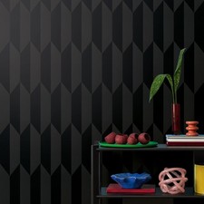 Image of Heavyweight Geometric Wallpaper AS Creation 79086-8 Graphic Groove Feature Wall