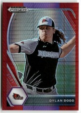 2021 Panini Prizm Draft Picks #PDP96 Dylan Dodd Hyper Red & Purple Prizm
