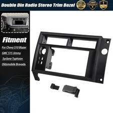 Double Din Radio Stereo Trim Bezel For Chevy S10 Blazer 1 st Gen Syclone Typhoon