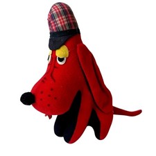 Vintage DREAM PETS Red Hound Dog Sherlock Holmes Detective Dakin 1975 Plush