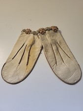 Vintage 40s Leather Baby Gloves