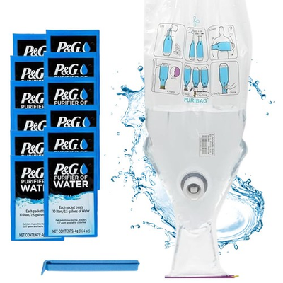 #ad Puribag Gravity Water Filter Portable Water Filtration System and Backpacki $59.86