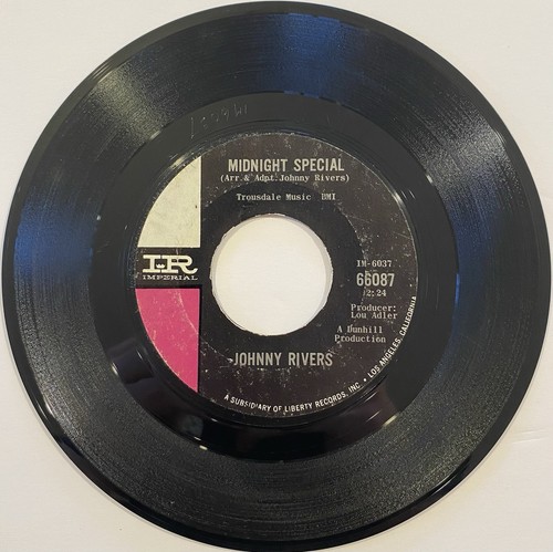 Johnny Rivers – Midnight Special / Cupid – Imperial - 66087 – 1965 45 RPM 7" - Picture 2 of 4