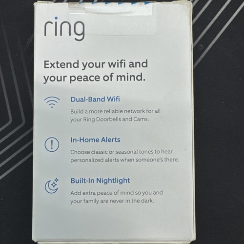 Ring Chime Pro Wi-Fi Extender for Smart Doorbell - White (8AC1PZ-0EN0) - Picture 2 of 4