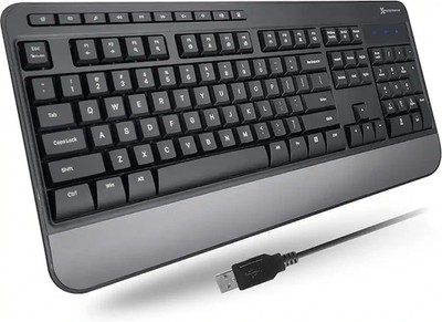 X9performamce WIRED USB KEYBOARD WITH MULTIMEDIA  KEYS- 114 Key Full Size