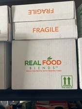 Real Food Blends   Turkey, Sweet Potatoes  Peaches Case Of 12 Pouches