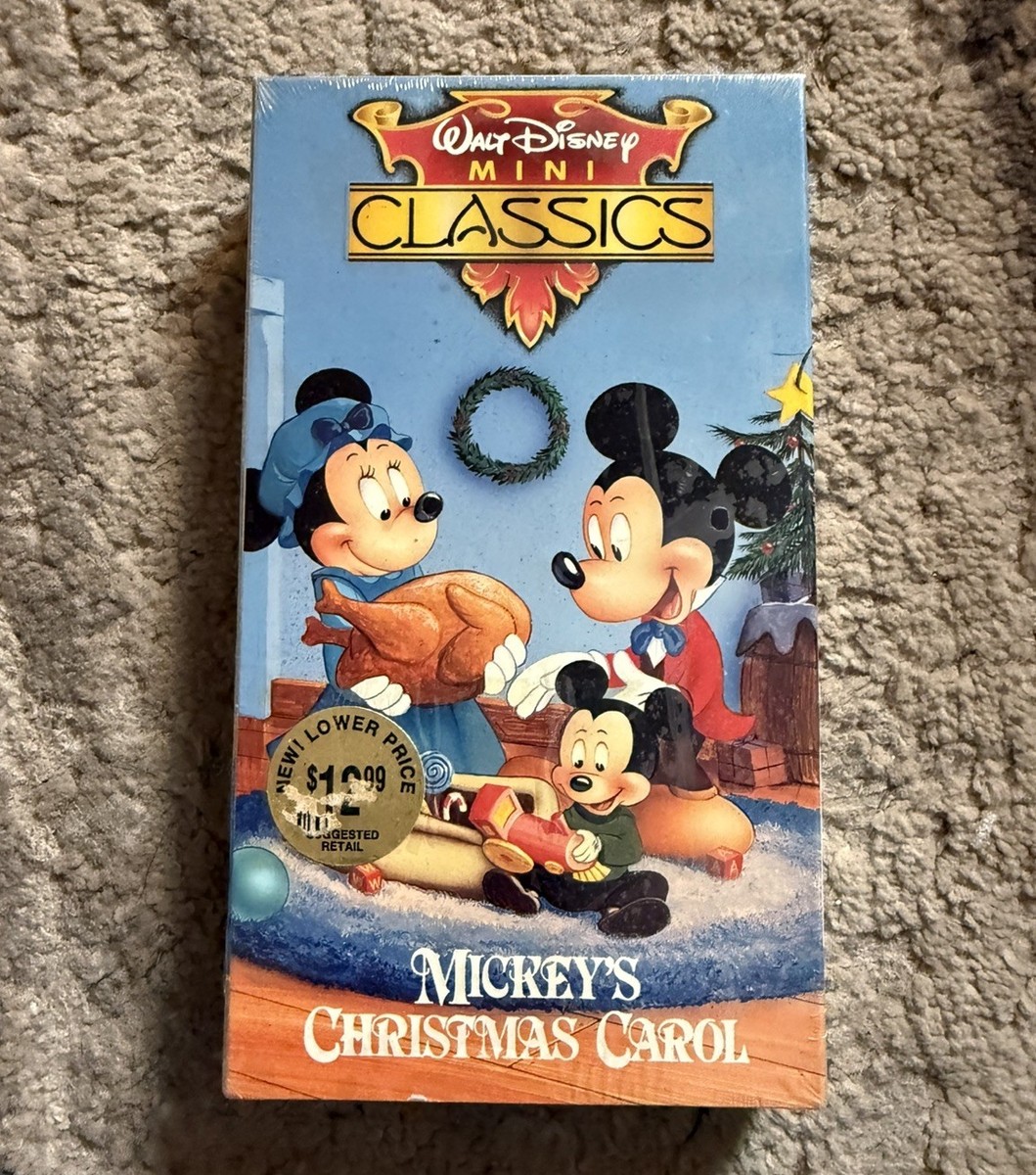 Walt Disney Mini Classics - Mickeys Christmas Carol (VHS, 1994