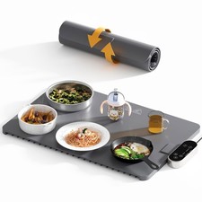 Food Warming Mat, Silicone Full Surface Heating Warming Mat for Food with 6 T...