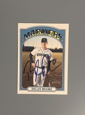 Dylan Moore Signed 2021 Topps Heritage #320