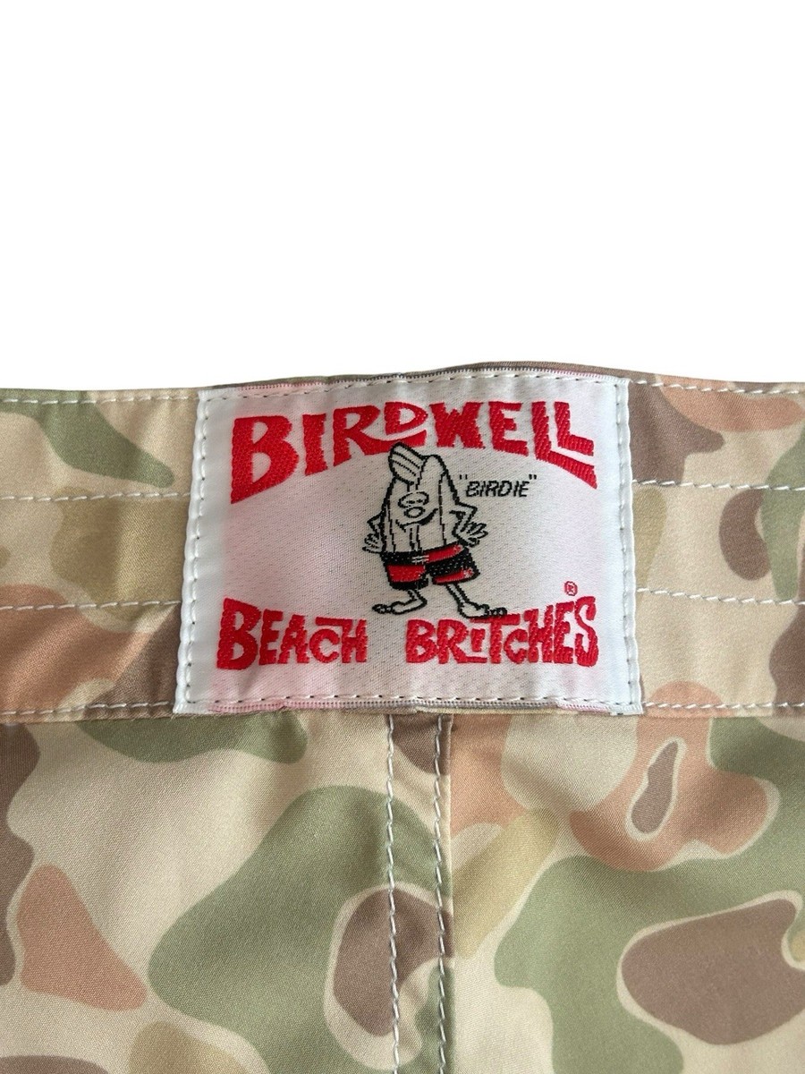 Birdwell Beach Britches Shorts 405 Womens Frog Skin Camo Size 14