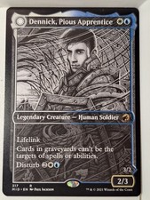 Dennick, Pious Apprentice - SHOWCASE - Magic the Gathering MTG Nice Nice!