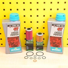 Ölwechsel Set Wartung Öl Motorex CP 10w50 für: KTM 690 Duke Enduro SMC R ab 12