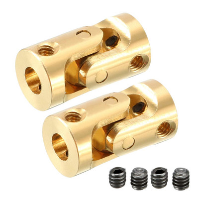 2 Stücke 3mm bis 3mm Drehbare Universal Lenkwelle U Gelenk Koppler L13XD7 DE de