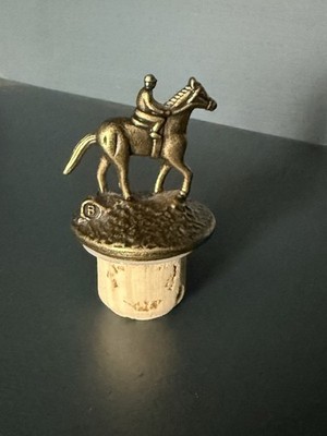 Blanton s Bourbon Stopper Letter B | Horse & Jockey Cork Topper collectible