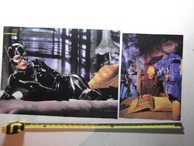 Catwoman Michelle Pfeiffer ,Tales from the Crypt,Batmobile Batman Vtg Poster lot