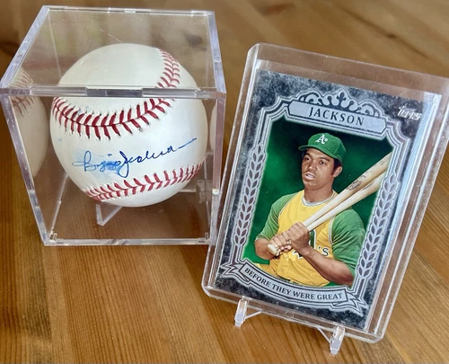 Reggie Jackson Sweet Spot Signed Official Rawlings Baseball Athletics Yankees