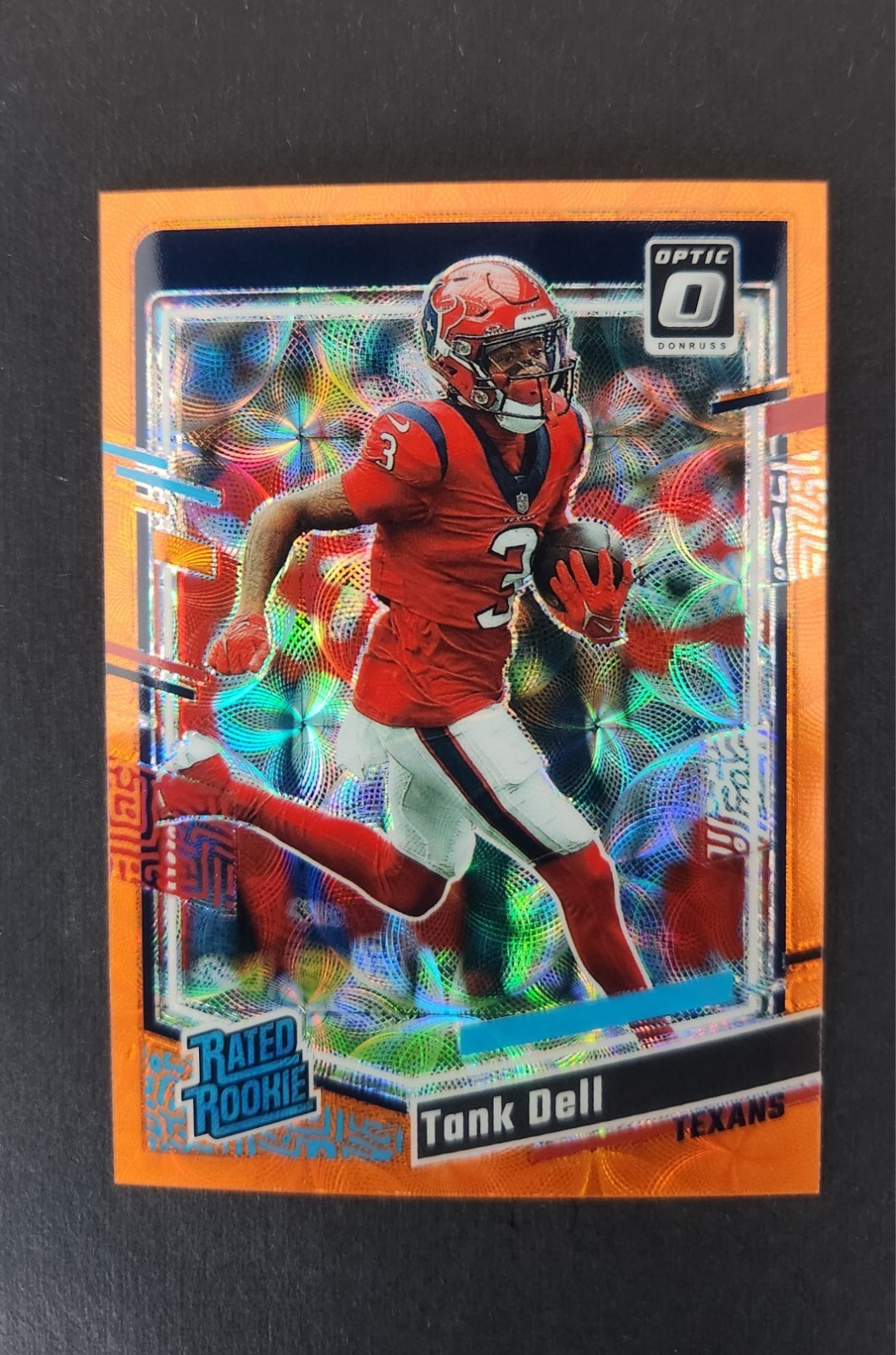 2023 Panini Donruss Optic Rated Rookie Tank Dell #245 Orange Scope Prizm /79 RC