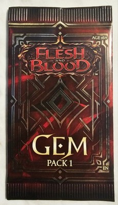 Flesh And Blood GEM Pack 1 Sealed ANew Booster Pack FaB Promo 