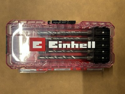 Einhell  108743 Werkzeugstahl Stein-Spiralbohrer-Set 10teilig 3 mm, 4 mm, 5 m...
