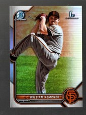 2022 Bowman Draft #BDC-3 William Kempner Chrome Refractor