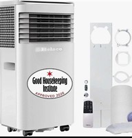 Belaco - Portable Air Conditioner - 9000 BTU - White - Single Hose & Window Kit