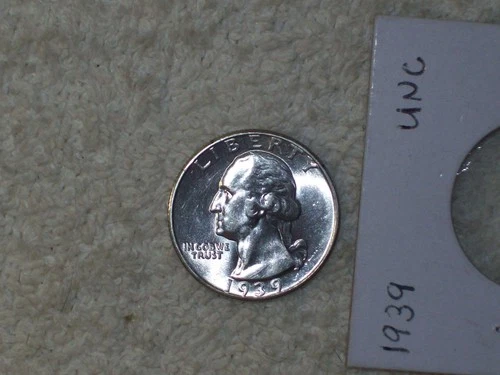 1939 WASHINGTON QUARTER UNCIRCULATED