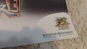 Street Fighter 3rd Strike ~ 35th Anniversary Capcom B2 Poster Dreamcast Xbox PS2