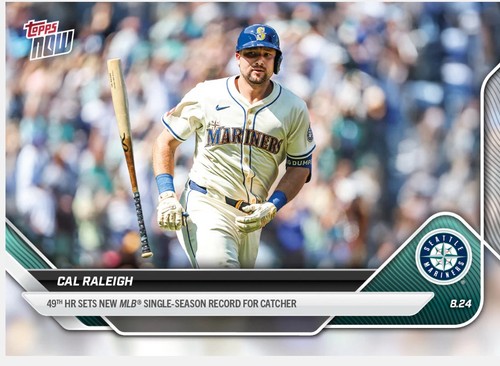 2025 Topps Now 604 Cal Raleigh