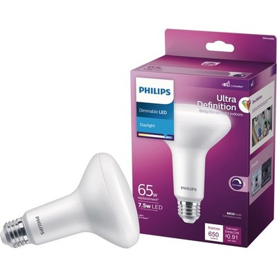 Philips Ultra Definition 65W Equivalent Daylight BR30 Medium Dimmable LED