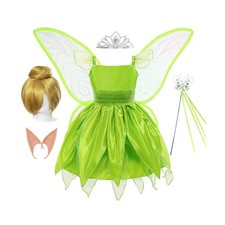 Fairy Costume for Girls Princess Dress up Halloween Cosplay Outfit ... Fast Ship