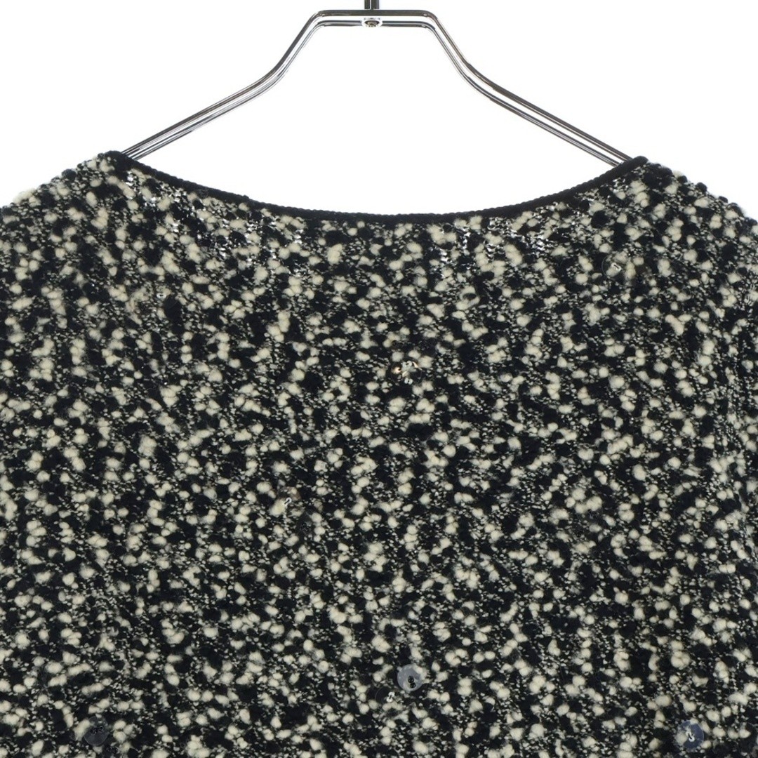 CHANEL 94A Tweed Sequin Dress One Piece Black white Womens Used 4923ca13981a967c thumbnail 4