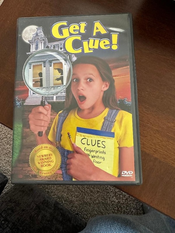 Get a Clue dvd based on the Westing Game