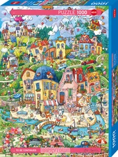 Heye: Happytown: Good Morning! 1000 Piece Puzzle