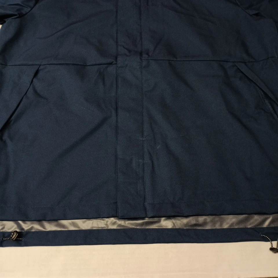 Ozark Trail Rain Jacket Men's Size XL Blue Cove Waterproof Hooded Lined Pockets - Image 3 of 4
